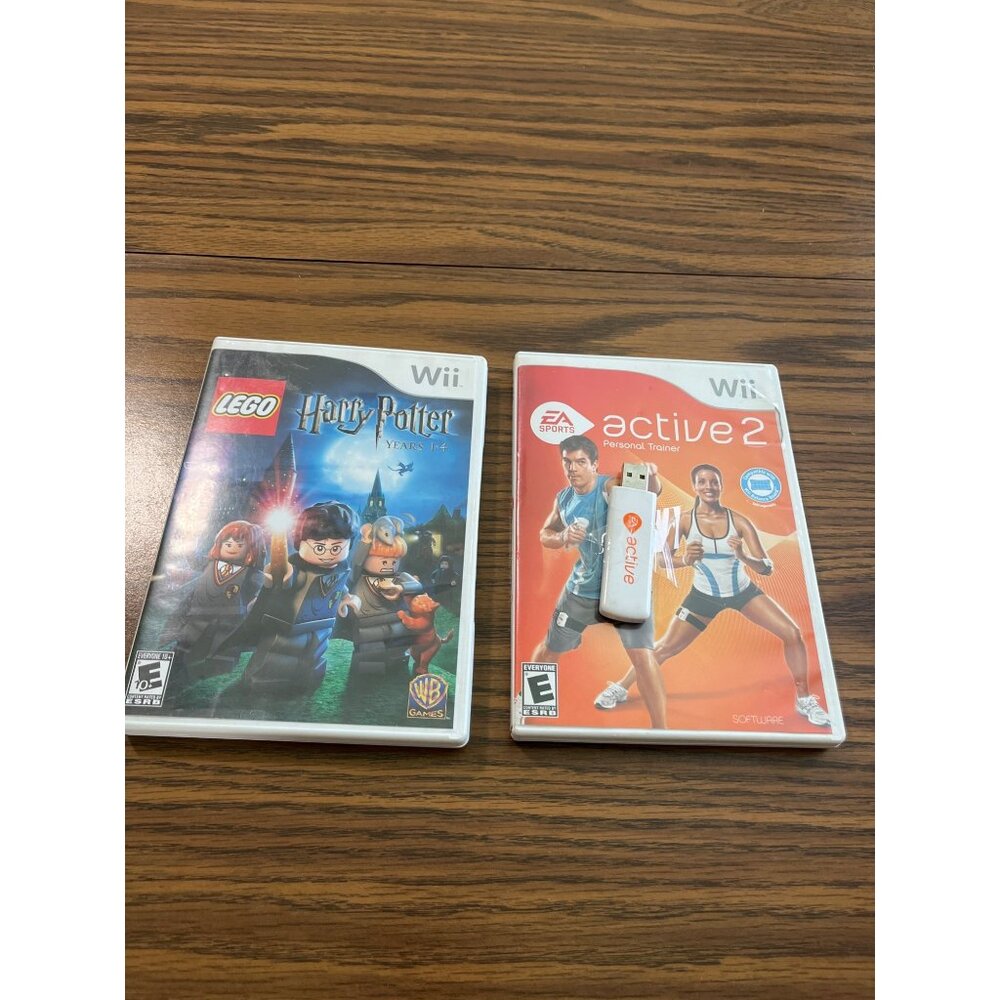 Wii games Lego Harry Potter and EA Sports Active 2 personal trainer